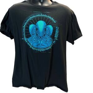 Westworld Official T-Shirt - AI Drone Host Robot Graphic Tee - Black Size Large